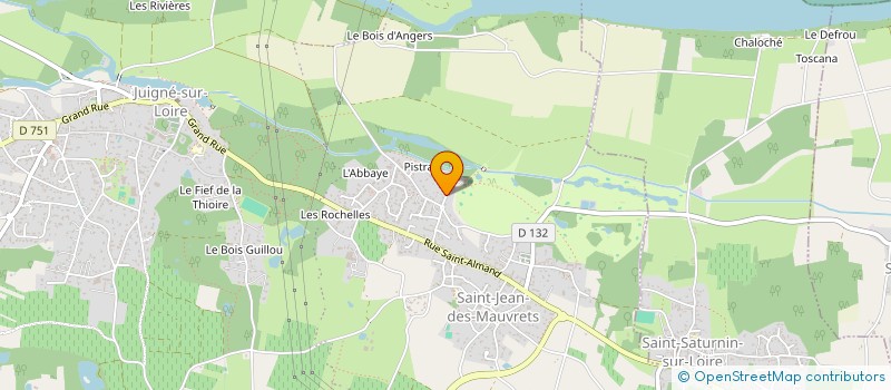 localisation de l'entreprise MONSIEUR DOMINIQUE DEMAEGDT  LES GARENNES SUR LOIRE