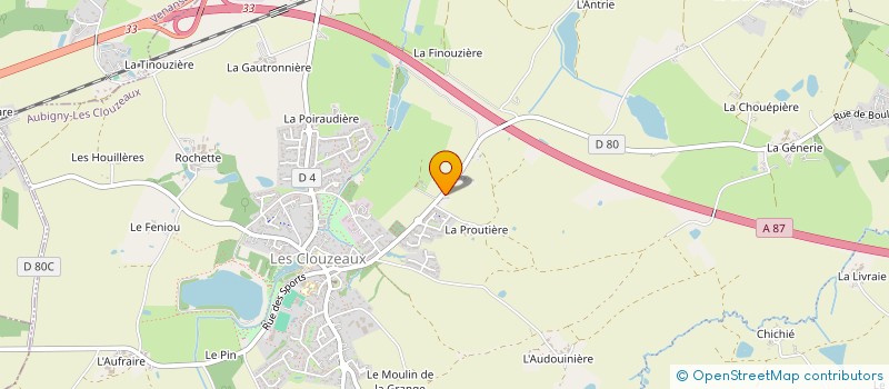 localisation de l'entreprise MONSIEUR DOMINIQUE DEMONCY  AUBIGNY-LES CLOUZEAUX