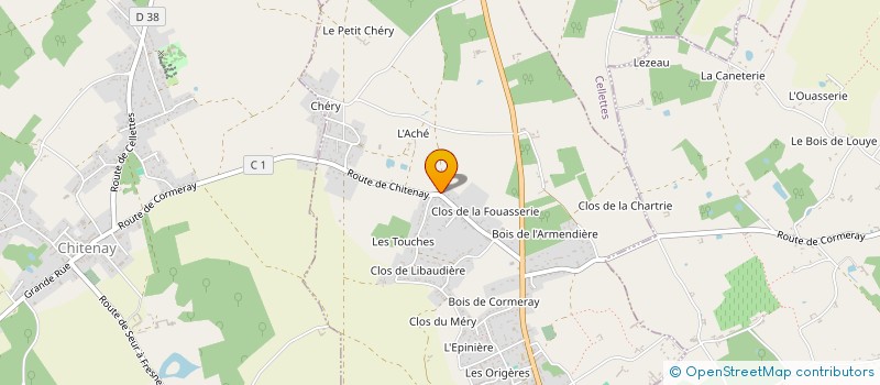 localisation de l'entreprise MONSIEUR DOMINIQUE DENICHERE à CORMERAY