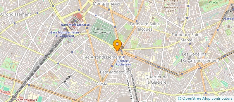 localisation de l'entreprise MONSIEUR DOMINIQUE DENIEL  PARIS