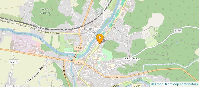 localisation de l'entreprise MONSIEUR DOMINIQUE DENIGES à LA FERTE-SOUS-JOUARRE