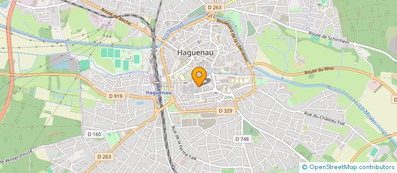 localisation de l'entreprise MONSIEUR DOMINIQUE DEPRET  HAGUENAU