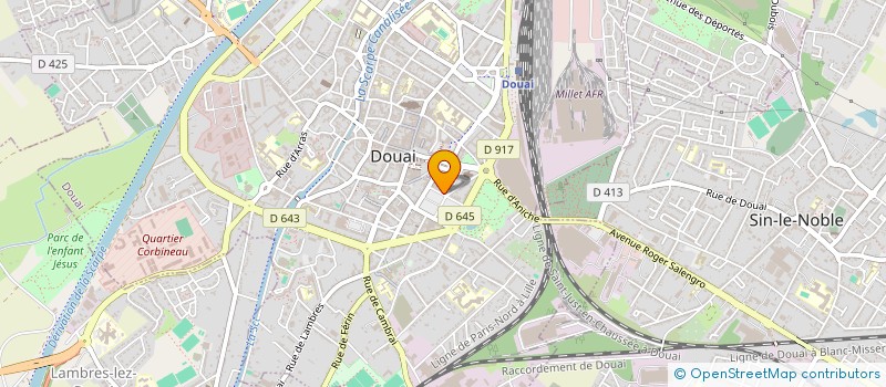 localisation de l'entreprise MONSIEUR DOMINIQUE DEPREUX à DOUAI