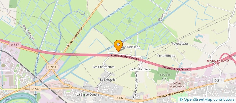 localisation de l'entreprise MONSIEUR DOMINIQUE DEPUCELLE  TONNAY-CHARENTE