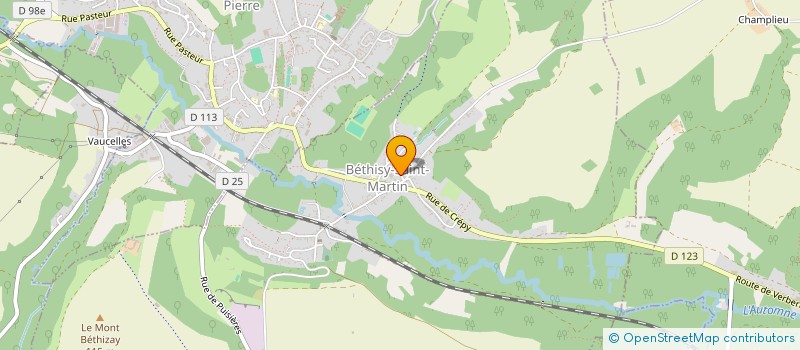 localisation de l'entreprise MONSIEUR DOMINIQUE DERAEDT  BETHISY-SAINT-MARTIN