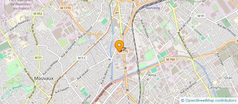 localisation de l'entreprise MONSIEUR DOMINIQUE DERNIS à TOURCOING