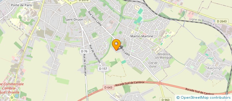 localisation de l'entreprise MONSIEUR DOMINIQUE DESBUQUOIT à CAMBRAI