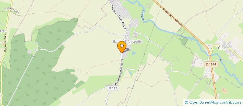 localisation de l'entreprise MONSIEUR DOMINIQUE DESCHAMPS  BAILLEUL-NEUVILLE