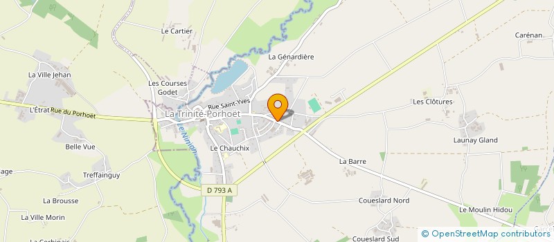 localisation de l'entreprise MONSIEUR DOMINIQUE DESFOUX à LA TRINITE-PORHOET