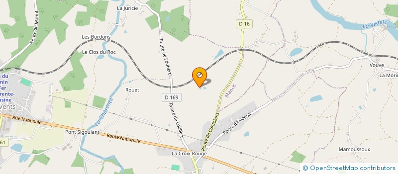 localisation de l'entreprise MONSIEUR DOMINIQUE DESHAYES à TERRES-DE-HAUTE-CHARENTE