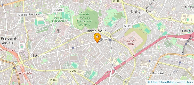 localisation de l'entreprise MONSIEUR DOMINIQUE DESORGES à ROMAINVILLE