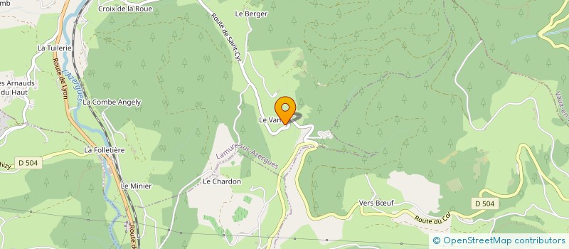 localisation de l'entreprise MONSIEUR DOMINIQUE DESPLACES  LAMURE SUR AZERGUES