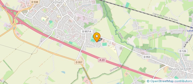 localisation de l'entreprise MONSIEUR DOMINIQUE DESPRET  ORCHIES