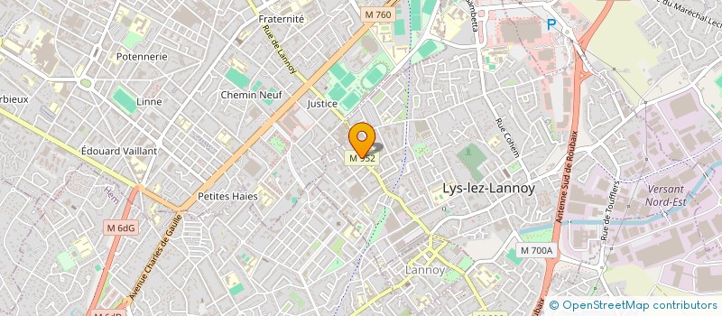 localisation de l'entreprise MONSIEUR DOMINIQUE DESTAILLEUR à LYS-LEZ-LANNOY