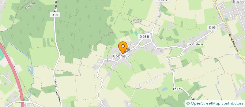 localisation de l'entreprise MONSIEUR DOMINIQUE DESTRIEZ à COBRIEUX