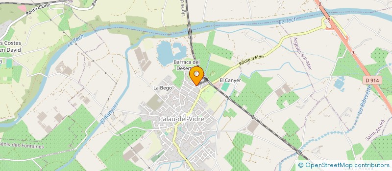 localisation de l'entreprise MONSIEUR DOMINIQUE DESVIGNES à PALAU-DEL-VIDRE