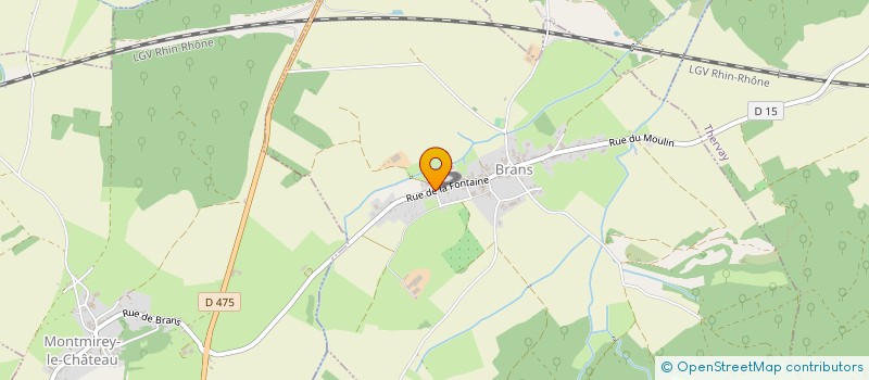 localisation de l'entreprise MONSIEUR DOMINIQUE DETOT  BRANS