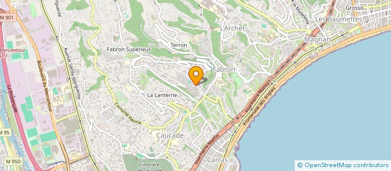 localisation de l'entreprise MONSIEUR DOMINIQUE DEVAUX à NICE