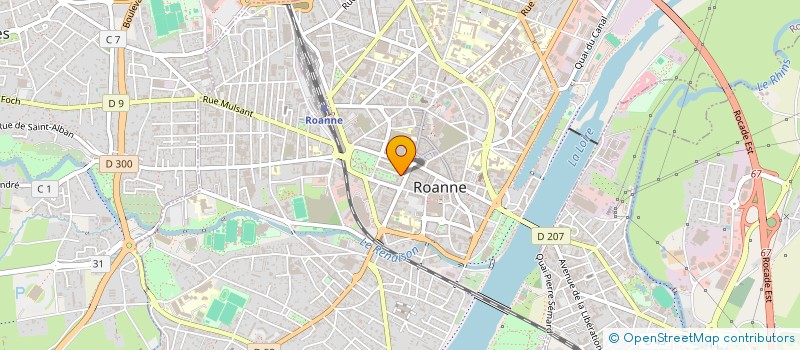 localisation de l'entreprise MONSIEUR DOMINIQUE DEVAUX  ROANNE