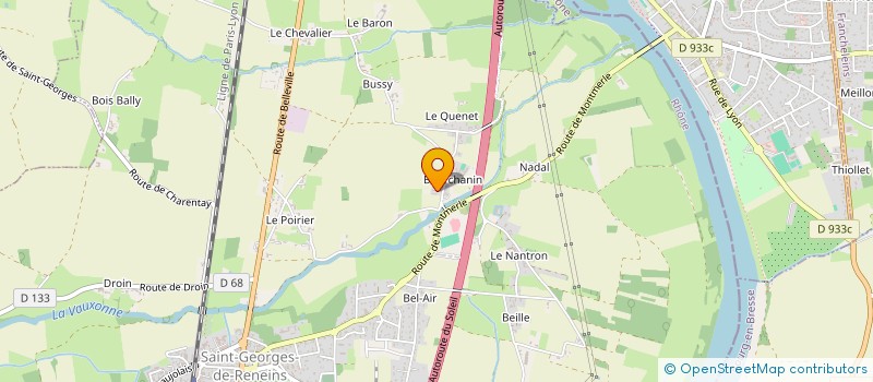 localisation de l'entreprise MONSIEUR DOMINIQUE DEVAY à SAINT-GEORGES-DE-RENEINS