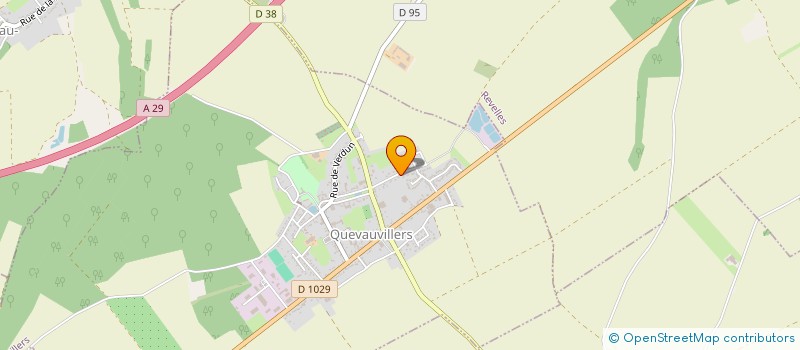 localisation de l'entreprise MONSIEUR DOMINIQUE DEVEAUX  QUEVAUVILLERS