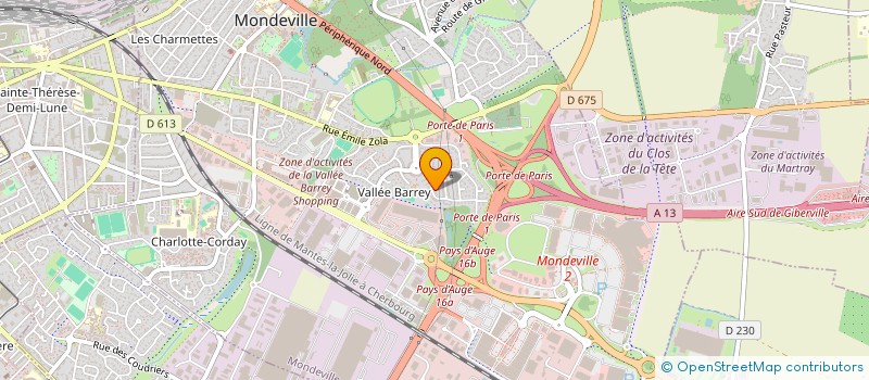 localisation de l'entreprise MONSIEUR DOMINIQUE DEVIC  MONDEVILLE