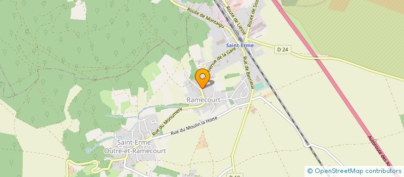 localisation de l'entreprise MONSIEUR DOMINIQUE DEVIE à SAINT-ERME-OUTRE-ET-RAMECOURT