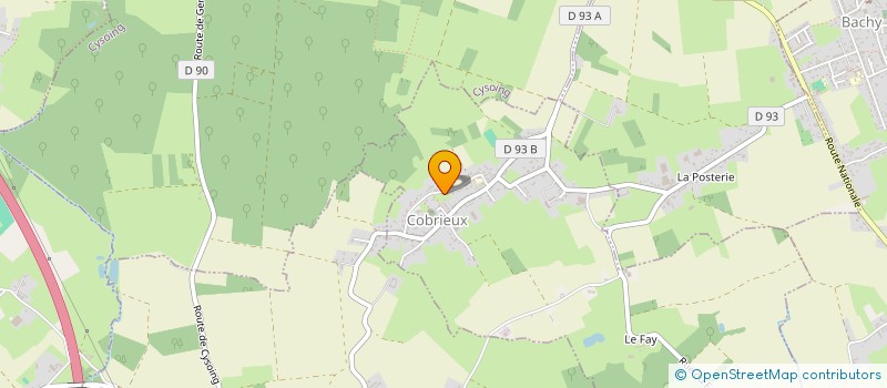 localisation de l'entreprise MONSIEUR DOMINIQUE DEVIGNE à COBRIEUX