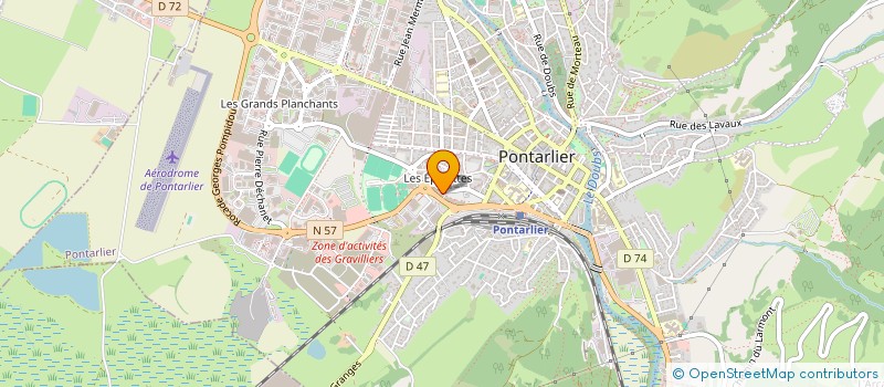 localisation de l'entreprise MONSIEUR DOMINIQUE DEVRED à PONTARLIER
