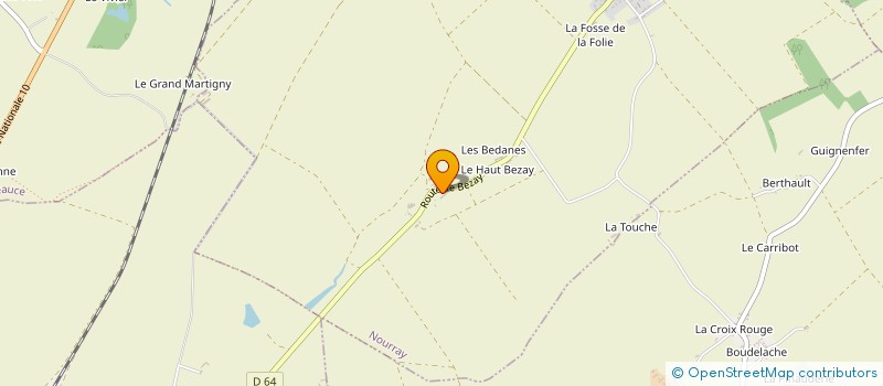 localisation de l'entreprise MONSIEUR DOMINIQUE DHUY  NOURRAY