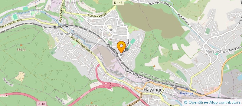 localisation de l'entreprise MONSIEUR DOMINIQUE DI GIOVANNI  NILVANGE