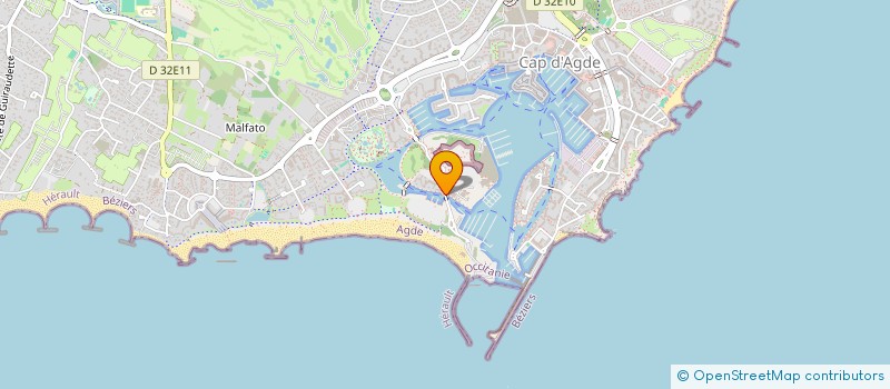 localisation de l'entreprise MONSIEUR DOMINIQUE DIDIER  AGDE