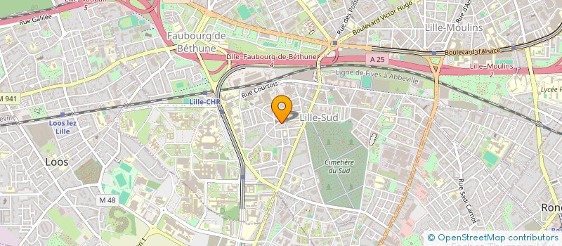 localisation de l'entreprise MONSIEUR DOMINIQUE DILLIES à LILLE