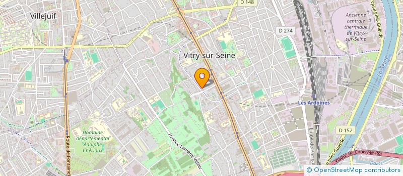 localisation de l'entreprise MONSIEUR DOMINIQUE DIMAS à VITRY-SUR-SEINE