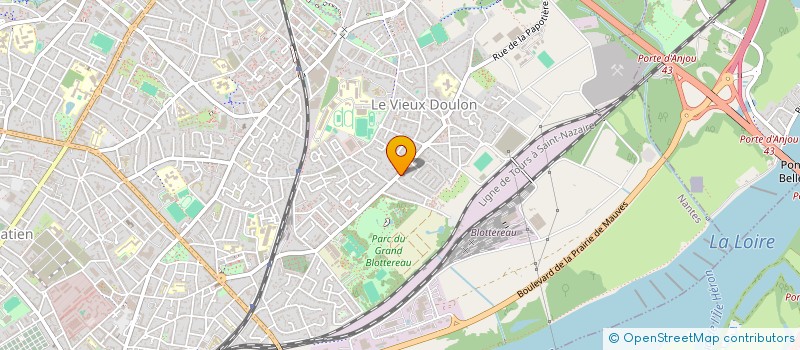 localisation de l'entreprise MONSIEUR DOMINIQUE DIOUF à NANTES