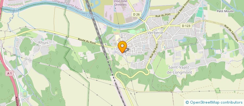 localisation de l'entreprise MONSIEUR DOMINIQUE DOMINIQUE NGANGA SAMBA  VERBERIE