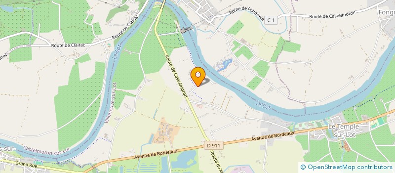 localisation de l'entreprise MONSIEUR DOMINIQUE DOUBLEIN  LE TEMPLE SUR LOT