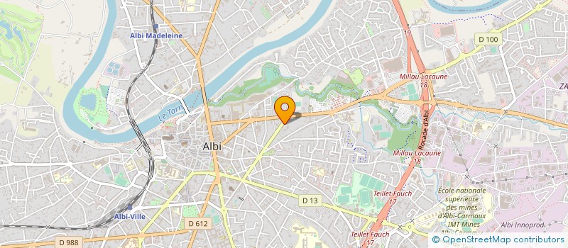 localisation de l'entreprise MONSIEUR DOMINIQUE DOUCE à ALBI