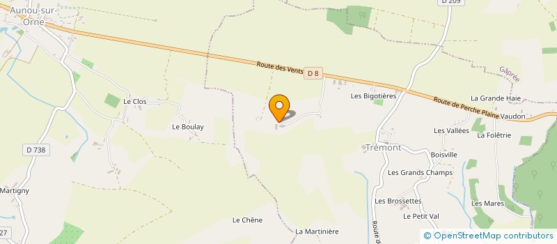 localisation de l'entreprise MONSIEUR DOMINIQUE DOUCHY à TREMONT