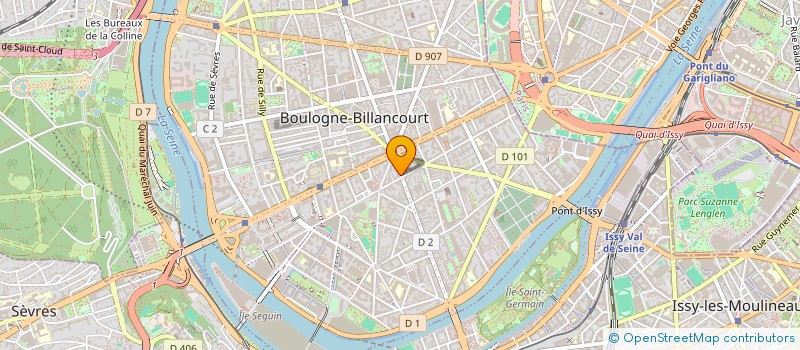 localisation de l'entreprise MONSIEUR DOMINIQUE DOUIEB à BOULOGNE-BILLANCOURT