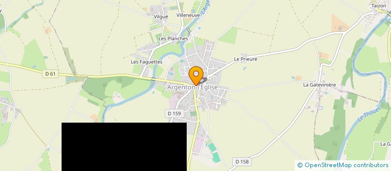 localisation de l'entreprise MONSIEUR DOMINIQUE DRAPEAU  LORETZ-D'ARGENTON