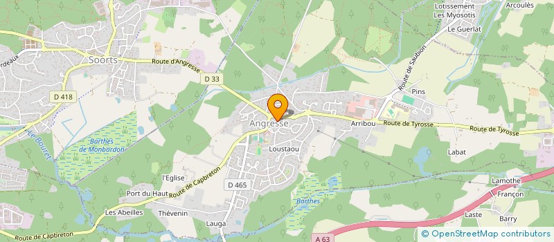 localisation de l'entreprise MONSIEUR DOMINIQUE DUBARRY à LA TESTE DE BUCH