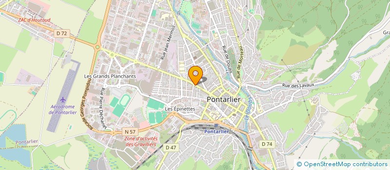 localisation de l'entreprise MONSIEUR DOMINIQUE DUBOIS à PONTARLIER