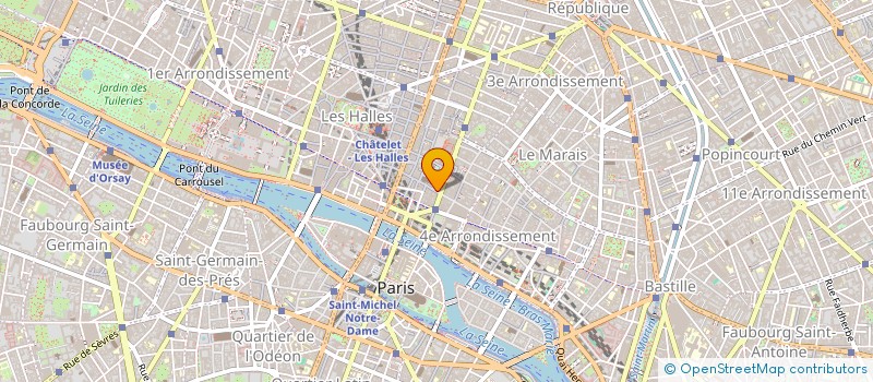 localisation de l'entreprise MONSIEUR DOMINIQUE DUBOIS  PARIS