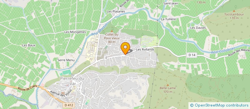 localisation de l'entreprise MONSIEUR DOMINIQUE DUBOIS à CUERS