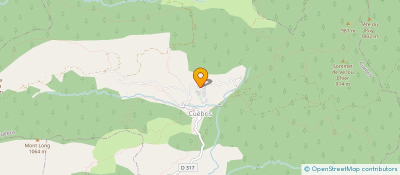 localisation de l'entreprise MONSIEUR DOMINIQUE DUBOIS  CUEBRIS