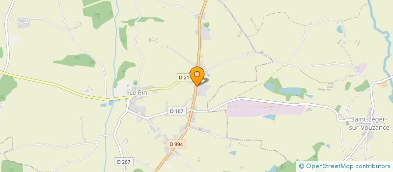 localisation de l'entreprise MONSIEUR DOMINIQUE DUBUIT à LE PIN