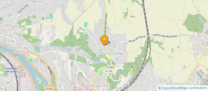 localisation de l'entreprise MONSIEUR DOMINIQUE DUC  SATHONAY-VILLAGE