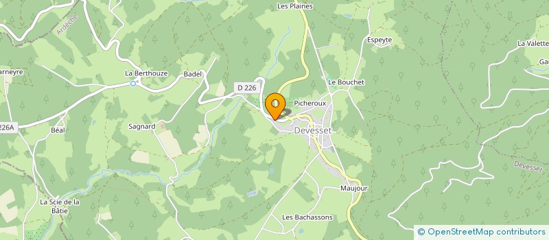 localisation de l'entreprise MONSIEUR DOMINIQUE DUCHAMP à DEVESSET