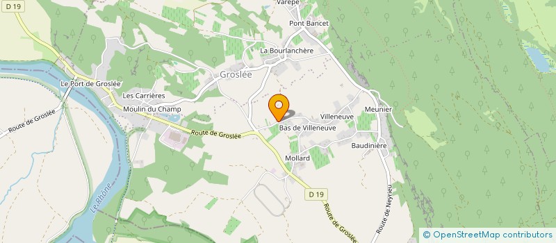 localisation de l'entreprise MONSIEUR DOMINIQUE DUCHENE  VEZERONCE-CURTIN